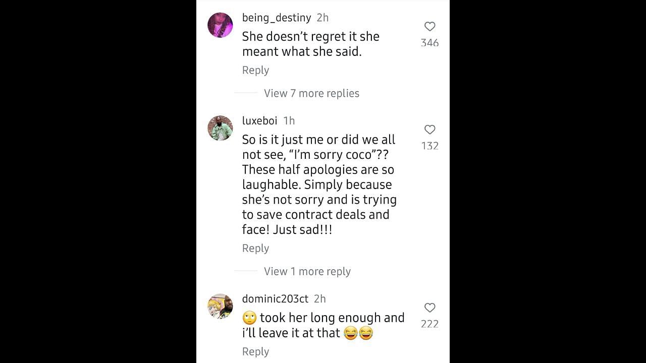 Coco Gauff fans via Instagram